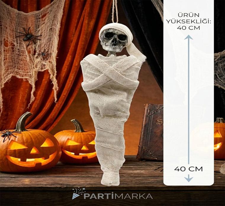 Halloween Mumya İskelet Dekoru