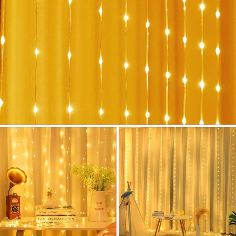 Perde Led Işık Gün Işığı Renk 3x3 Metre — 2