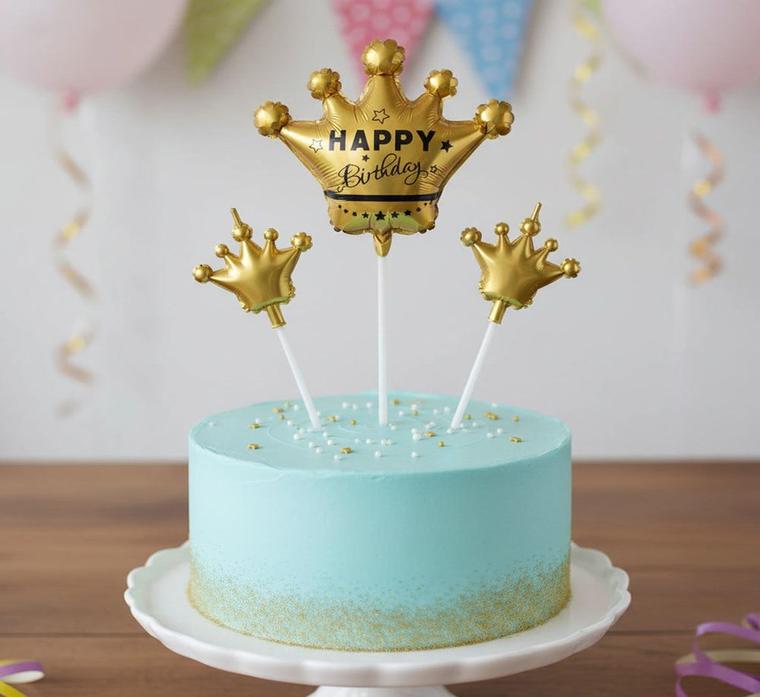 Happy Birthday Pasta Mumları Gold