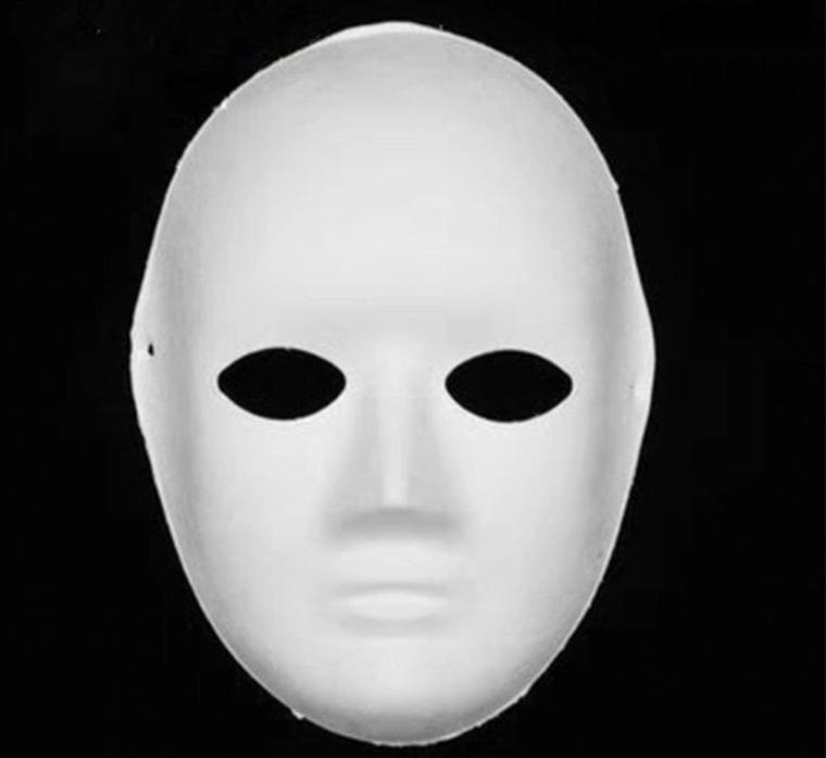 Boyanabilir Maske Yüz Maskesi Boyama — 2