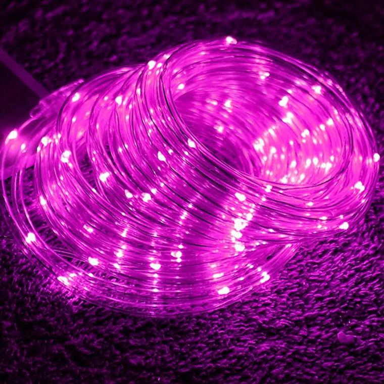 Led Işık Pembe Renk 3 Metre Pilli — 2