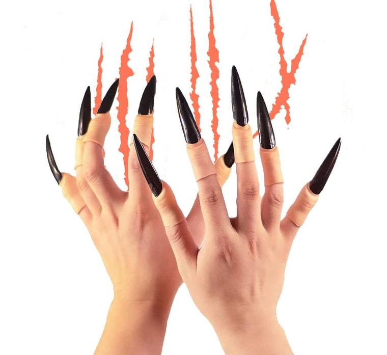 Halloween Cadılar Partisi Cadı Tırnakları