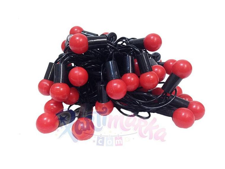 Yılbaşı Işıkları Top Led Kırmızı — 2