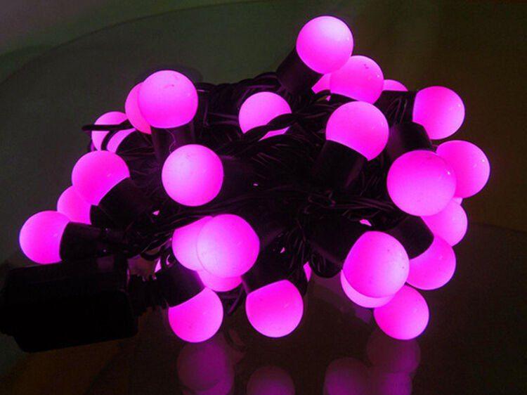 Yılbaşı Işığı Top Led Pembe — 3
