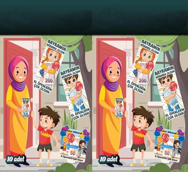 Ramazan Ayı Bayramlık Harçlık Tebrik Kartları
