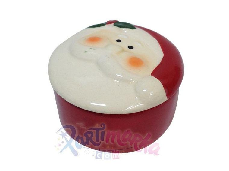 Yılbaşı Noel Babalı Seramik Kutu — 2